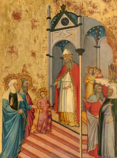 The Presentation of the Virgin in the Temple, c.1400-5 by Andrea di Bartolo